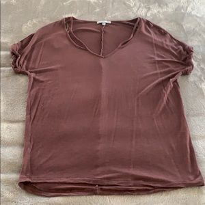 Burgundy/plum colored T-Shirt